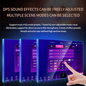 Sistema de Altavoces Profesional para KTV, Sistema de Música Familiar con 2 Micrófonos Inalámbricos, Pantalla Táctil Inteligente para Fiestas en Casa - Product Image 6