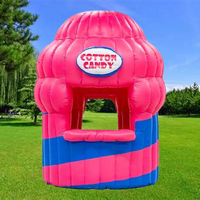 Nuevo diseño, tienda de carnaval, cabina de alimentos inflable, soporte de concesión, tienda de helados inflable, quiosco, publicidad
