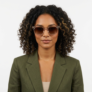 Women Rectangle <b>Sunglasses</b> Full Rim Tortoise Shell Frame <b>Gradient</b> Brown Lenses UV400 Protection Fashion Casual Adult Style - Product Image 1