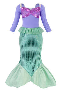 Disfraz de <span class=keywords><strong>Ariel</strong></span> de Halloween para niñas, <span class=keywords><strong>vestido</strong></span> de sirenita, disfraz de niños pequeños, disfraz de TV y películas - Product Image 4
