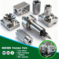 Centre d'usinage CNC 5 axes de précision, prototype rapide, fraisage/fabrication OEM, métal, acier inoxydable, tournage sur mesure en aluminium
