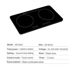 Điều khiển cảm ứng 220-240V 1600W + 1600W 2 bếp từ điện đôi cảm ứng - Product Image 3