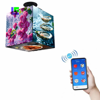Cubo LED Programmabile P2.5 32x32x32cm a 4 Lati per Pubblicità Esterna, Display Video Pixel LED Creativo
