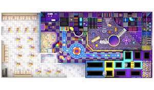 Indoor Soft Play Structure Commercial Ball <b>Pool</b> <b>Slide</b> Purple Orange Playground Soft Play With <b>Slide</b> - Product Image 6