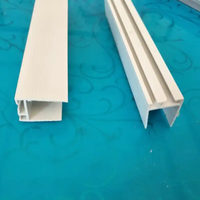 Fabrication de moules, profilés en plastique écologiques personnalisables, extrusion UPVC/PVC pour équipement de réfrigération de supermarchés, design moderne