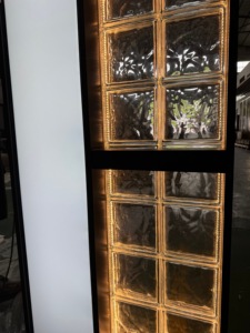 Écran en verre translucide personnalisé avec <span class=keywords><strong>étagère</strong></span> d'affichage LED, <span class=keywords><strong>séparateur</strong></span> <span class=keywords><strong>de</strong></span> <span class=keywords><strong>pièce</strong></span> pour salle <span class=keywords><strong>de</strong></span> bain - Product Image 4