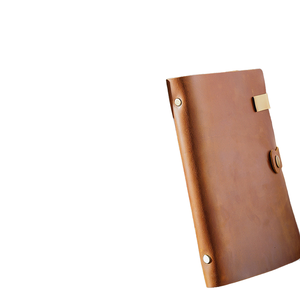 Mini Cuaderno A5 Vintage, Cubierta de Cuero Vacuno Hecha a Mano, Diario Portátil, Cuaderno de Dibujo de Hojas Sueltas, Papelería de Regalo Inspirada en la Naturaleza - Product Image 4