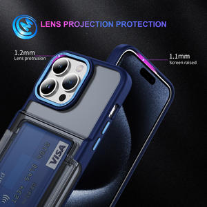 Convient à l'iPhone 15 Plus Étui pour téléphone portable avec fente pour <span class=keywords><strong>carte</strong></span> pour IPhone15 Plus Phone Cover - Product Image 2