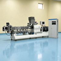Ligne de production de riz instantané à double extrudeuse à vis, en acier inoxydable, automatique, haute efficacité
