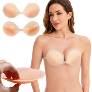 Sexy Wireless Nipple Adhesive Bra für Frauen Kleine Brüste Push-up Thicken Cup Solid Silicone Seamless Wire-Free Support - Product Image 1