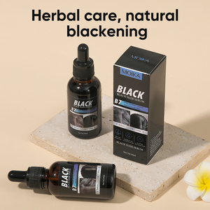 Sérum Capillaire Noir Traitement Cheveux Hommes et Femmes Menthe Poivrée Rose Café Bio Marque Privée OEM/ODM - Product Image 2