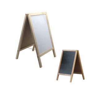 Tableau double face autoportant <span class=keywords><strong>en</strong></span> bois, tableau noir et tableau blanc, pour menu <span class=keywords><strong>de</strong></span> table, mariage, dessin d'enfants, signalisation - Product Image 2