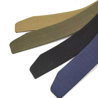 Ceinture tactique durable de 3,8 cm * 120 cm, ceinture de travail en nylon résistant à l'usure, ceinture tactique avec boucle à dégagement rapide, robuste