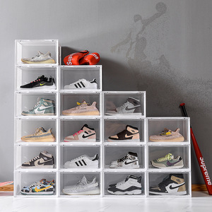 Hot Bán thiết kế mới nhựa Giày tổ chức hộp giày <span class=keywords><strong>Stackable</strong></span> tủ giày - Product Image 6