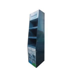 Tùy chỉnh 3 <span class=keywords><strong>Tier</strong></span> giấy các tông sản phẩm sàn hiển thị đứng các tông sóng carton Rack hiển thị - Product Image 4