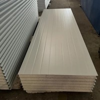 Panneaux sandwich à isolation très élevée et stable en EPS/PU/PIR/PUR/Polyuréthane/Laine de roche pour murs extérieurs de chambre froide