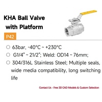 Válvulas de Bola de Acero Inoxidable EAGLE con Bloqueo de Seguridad de Plataforma, Válvula de Bola Eléctrica Neumática a Prueba de Explosiones, Soldadura BSP