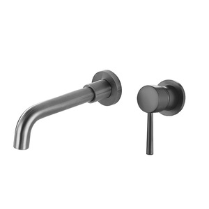 Wall Mounted Basin Faucet Single Handle 360 Degree Rotation Brass Ceramic Valve Core For Bathroom Sink - Product Image 3