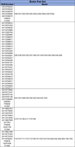 <span class=keywords><strong>Pastiglie</strong></span> freno anteriori 34116761242 34116761244 34111160356 34111164498 34111164500 34111165555 per <span class=keywords><strong>BMW</strong></span> 318i 318is 318ti e36 e46 Z3 Z4 - Product Image 5