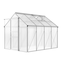 Structure de serre agricole de jardin en aluminium Serre résidentielle Kit de serre en polycarbonate