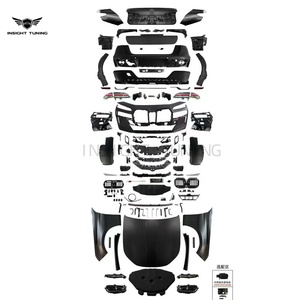 Buen ajuste PP parachoques de coche capó faro Kit de carrocería para <span class=keywords><strong>Bmw</strong></span> 7 Series 2016-<span class=keywords><strong>2022</strong></span> G12 actualización a G70 M Sport 2024 + Kit de carrocería - Product Image 2