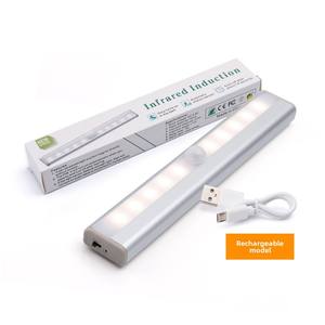 Luz Nocturna LED Moderna con Carga USB, Sensor de Movimiento, Tira Larga, Impermeable para Cocina, Luz Diurna de 6000K, Material Acrílico - Product Image 1