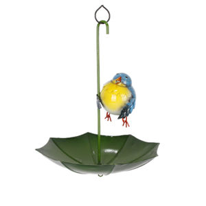 Кормушка для домашней еды, кормушка для птиц, гном, декоративная форма зонтика, подвесная кормушка для птиц, для сада, металл, под заказ - Product Image 4