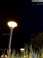 Oasislux nuevo diseño hueco moderno bolardo Toro lámpara IP65 CE CC para jardín al aire libre calle LED alumbrado público