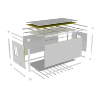 Maisons conteneurs en acier robustes et durables de 40 et 20 pieds, nouvelle conception de haute qualité, fabrication chinoise, atelier facile à assembler