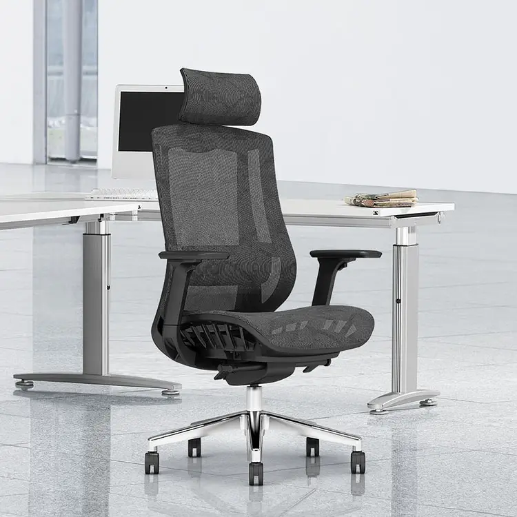 Modern lüks yüksek geri yeni Model döner ergonomik file arkalıklı ofis koltuğu markaları sandalyeler ofis