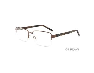 थोक कस्टम निर्मित पुरुषों अद्वितीय रिम्लेस धातु वर्ग ऑप्टिकल फ्रेम आंखों के चश्मे - Product Image 4