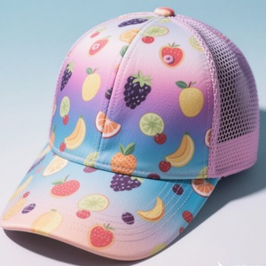 Custom Promotion 5-Panel Sporty Trucker Hats with Custom Printing 3D Embroidery Logo Common Fabric for Adults - Product Image 1