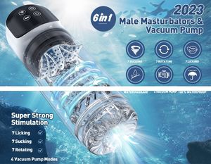 Masturbador Masculino Automático con Rotación y Succión, Copa Eléctrica con Baño de Agua, Juguetes Sexuales para Hombre, Consolador para Autoestimulación - Product Image 6