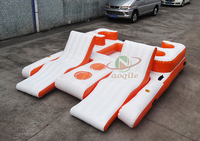 Aoqile 2025 plate-forme de repos remorquable gonflable pour deux personnes à vendre à chaud pour les sports nautiques dans le parc aquatique pour les événements