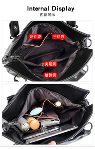 Bolsos cruzados de diseño de moda, bolsos de hombro de cuero PU de alta calidad, bolsos de mano casuales de lujo para mujer - Product Image 6