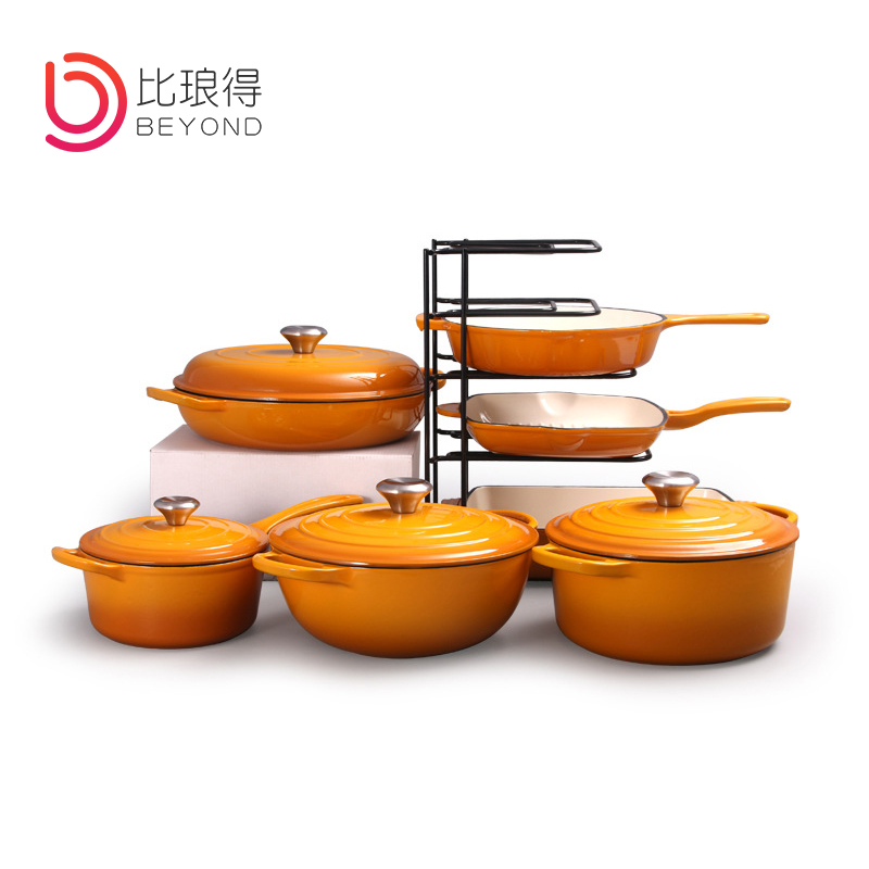 Arancione vibrante - Set da 7 pezzi