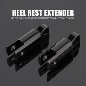 Para Harley Sportster <span class=keywords><strong>Dyna</strong></span> Softail Street Glide, Piezas de Motocicleta, Soporte de Reposapiés de 2-1/2 Pulgadas, Extensor de Reposapiés - Product Image 5