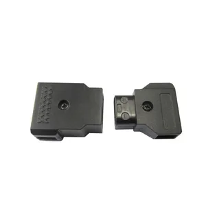 MOCO superventas conectores USB negro Polybag Power electrodoméstico D-tap a 6 pines Cable de alimentación hembra Usb C hembra plana