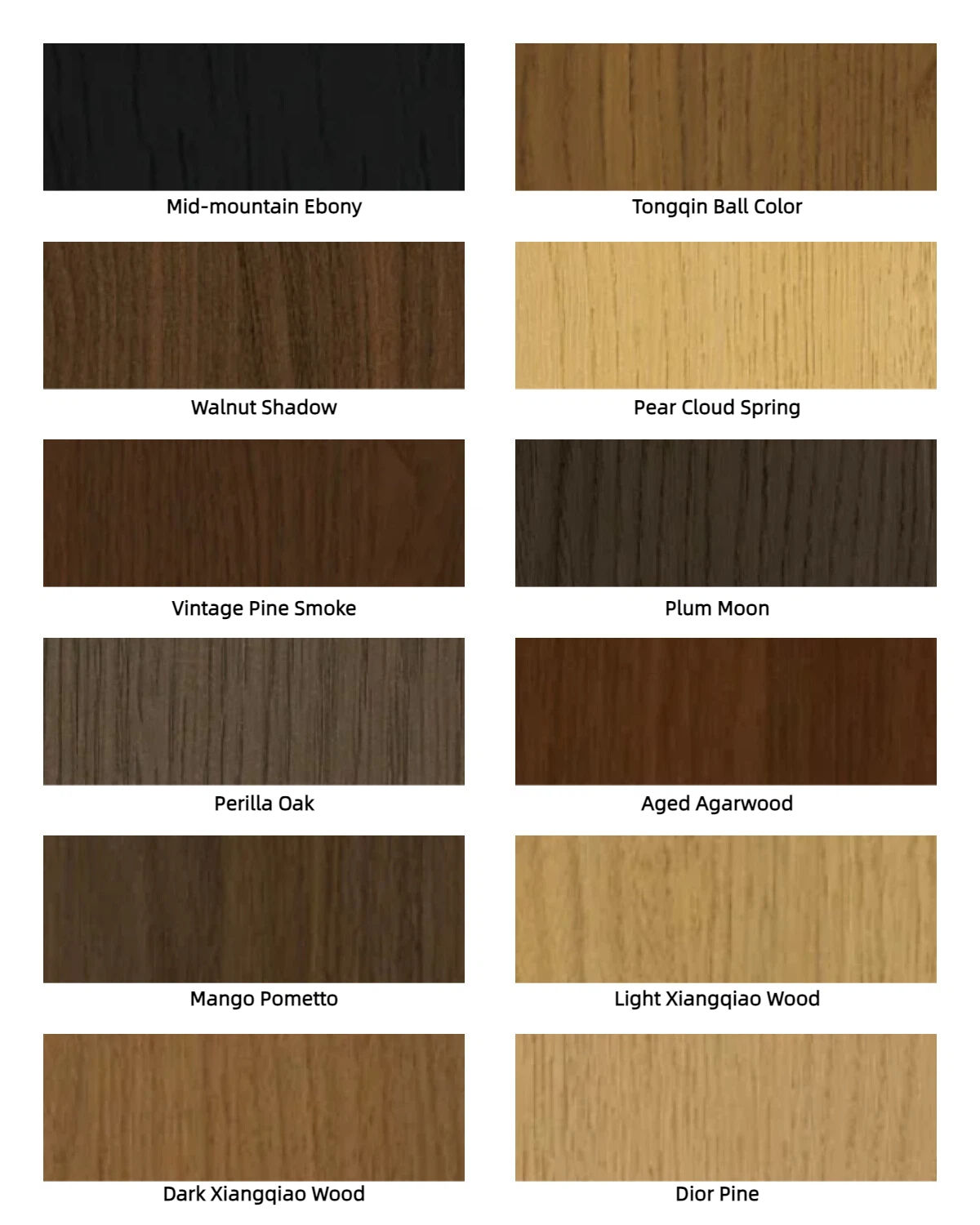 Customizable colors.