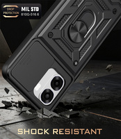 Coque de téléphone magnétique haute protection avec fenêtre coulissante pour appareil photo, design unique, pour OPPO OnePlus Nord 6/OPPO A6X/A6S/A6 Pro/A6/A6T Pro