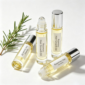 Aceite de Romero para el Crecimiento del Cabello, Marca Privada, Roll-On, Etiqueta Personalizada, Vegano, Fábrica para Pequeñas Empresas - Product Image 1