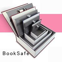 Сейф-книга с ключевым замком, портативный металлический сейф для хранения, скрытый сейф-книга в виде словаря