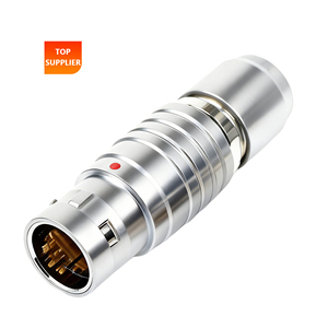 Conector BEXKOM FGG Tamaño 0B de 2 a <span class=keywords><strong>12</strong></span> Pines Macho, Empujar y Tirar, Bloqueado, Blindado EMC, Impermeable IP50, Antivibración, Anticorrosión - Product Image 1