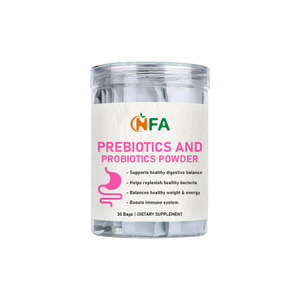 Private Label Service Prebiotics and Probiotics Powder 30 Bags Dietary Supplement For Gut Health Support - Product Image 1