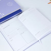Carnet de Gratitude et de Soins Personnels A5 de Luxe de Haute Qualité, Thème Dévotionnel, Marque Tendance, Couverture Rigide, Idéal pour Cadeau d'Entreprise
