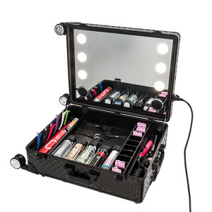 Aangepaste Aluminium Professionele <span class=keywords><strong>Tool</strong></span> Kapper <span class=keywords><strong>Case</strong></span> Trolley Rollende Wielen Salon Kapper <span class=keywords><strong>Case</strong></span> Kapper <span class=keywords><strong>Tool</strong></span> <span class=keywords><strong>Case</strong></span> Met Lock & Trolley - Product Image 5