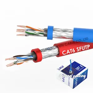 Factory Price Network Lan 23awg 24awg 1000ft 4 Pair 305m Roll Cable ftp utp fftp Sftp Cat6 cat6a network cable