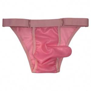 กางเกงในแบบชิ้นเดียวสำหรับผู้ชายกางเกงในทรงรูปตัวทีทำจากยางแบบเว้านูน - Product Image 2