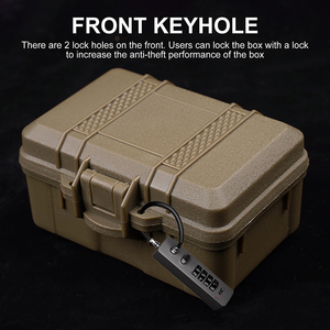 Boîte <span class=keywords><strong>de</strong></span> rangement antichoc pour l'extérieur, 4,9*3,1 pouces, boîte à outils anti-poussière doublée <span class=keywords><strong>de</strong></span> coton à carreaux pour accessoires <span class=keywords><strong>de</strong></span> <span class=keywords><strong>chasse</strong></span> - Product Image 6