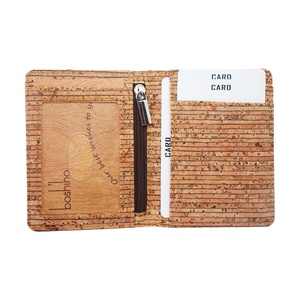 Boshiho Vegan Cork Gift Set for Cork <b>Card</b> <b>Holder</b> and Cork Pen case Eco-friendly Gift Set - Product Image 3